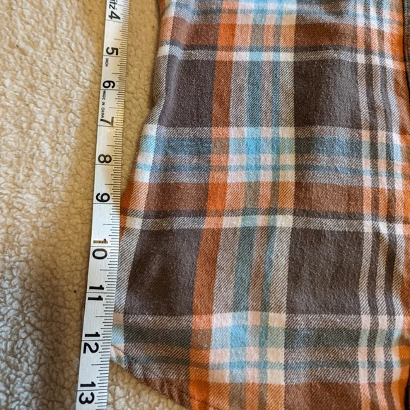 Mossimo Supply Co Flannel Pearl Snap Shirt M - Picture 6 of 7